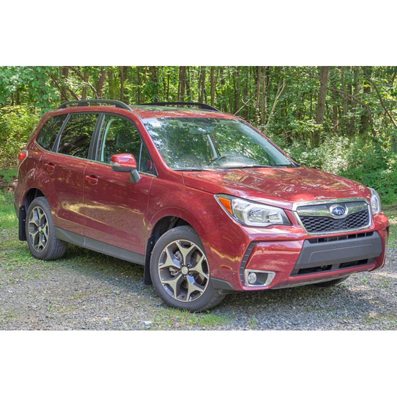 RallyArmor | Mud Flaps Red Logo - Forester 2014-2018