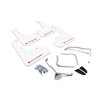 RallyArmor | White Mud Flap Red Logo - WRX / STI 2015-2021