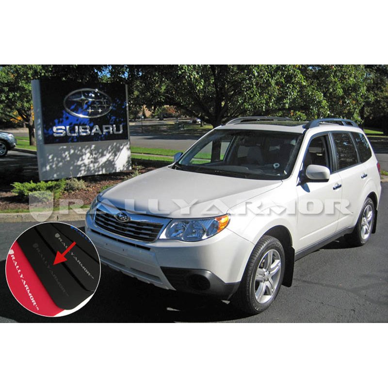 RallyArmor | UR Mud Flap Grey Logo - Forester 09-13