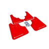 RallyArmor | UR Red Mud Flap White Logo - Forester 09-13