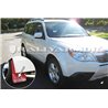 RallyArmor | UR Red Mud Flap White Logo - Forester 09-13