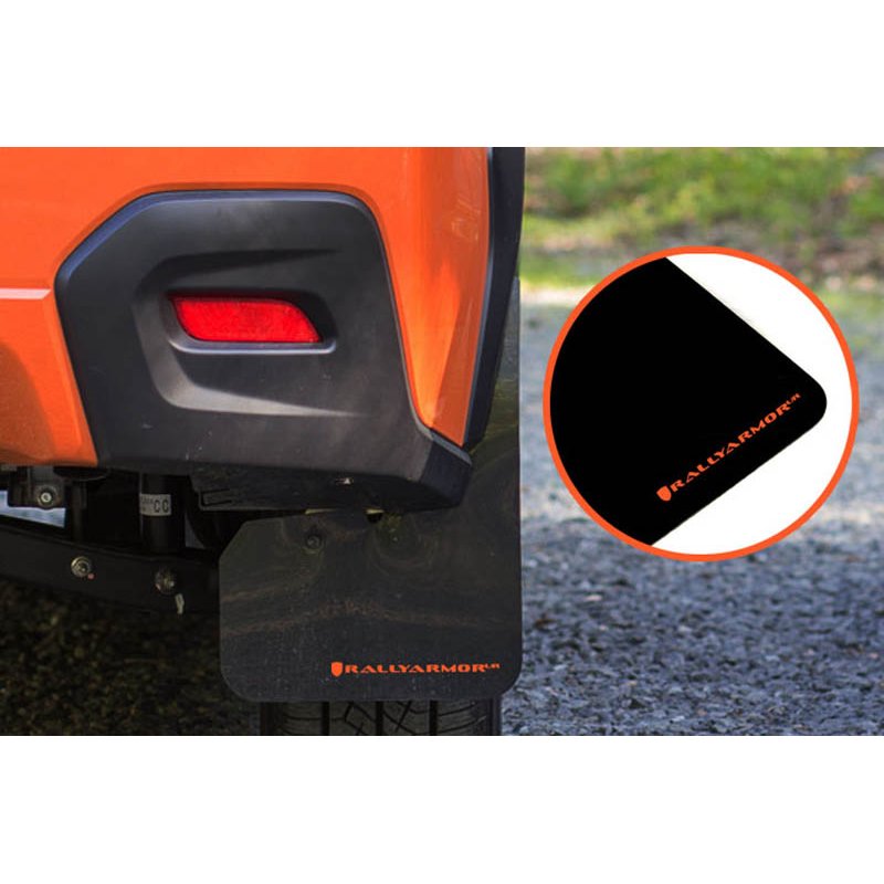 RallyArmor | Mud Flap Orange logo - Crosstrek XV 2013-2017