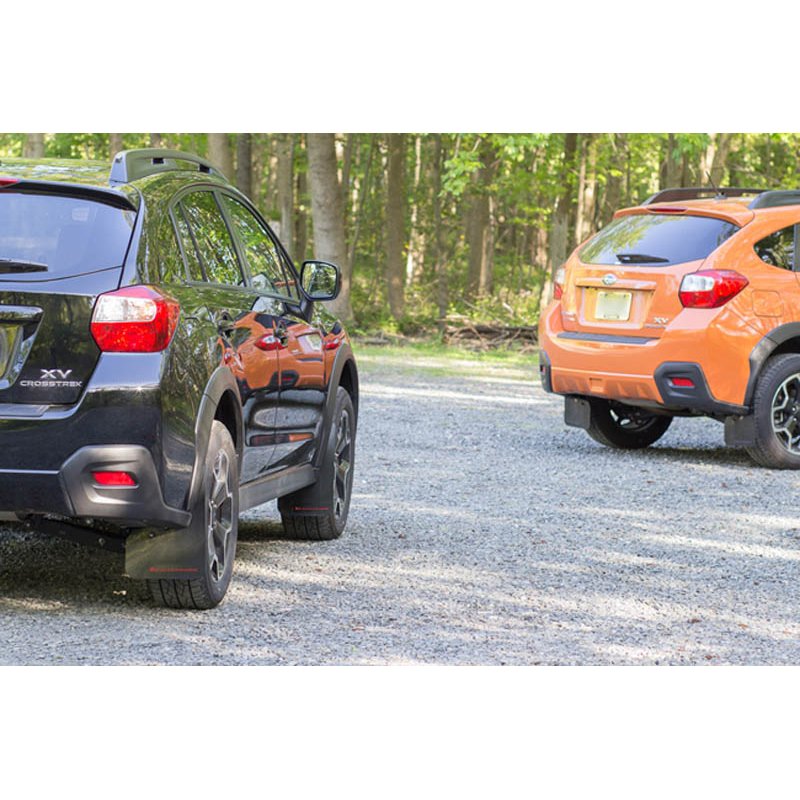 RallyArmor | Mud Flap White logo - Crosstrek XV 2013-2017