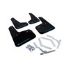 RallyArmor | Mud Flaps Light Blue Logo - Focus 2012-2018