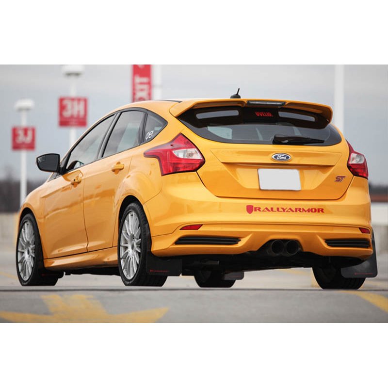 RallyArmor | Mud Flaps Light Blue Logo - Focus 2012-2018