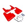 RallyArmor | Red Mud flap White logo - Mazda3 2014-2018