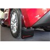 RallyArmor | Red Mud flap White logo - Mazda3 2014-2018