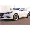 RallyArmor | Red Mud flap White logo - Mazda3 2014-2018