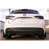 RallyArmor | Red Mud flap White logo - Mazda3 2014-2018