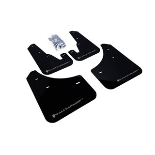 RallyArmor | Mud flap Silver logo - Mazda3 04-09 / Mazdaspeed3 07-09