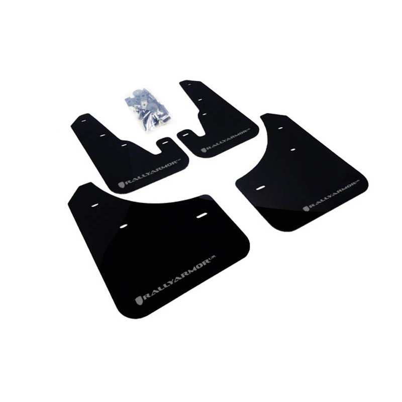 RallyArmor | Mud flap Silver logo - Mazda3 04-09 / Mazdaspeed3 07-09