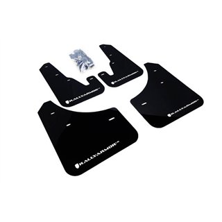 RallyArmor | Mud flap White logo -Mazda3 04-09 / Mazdaspeed3 07-09