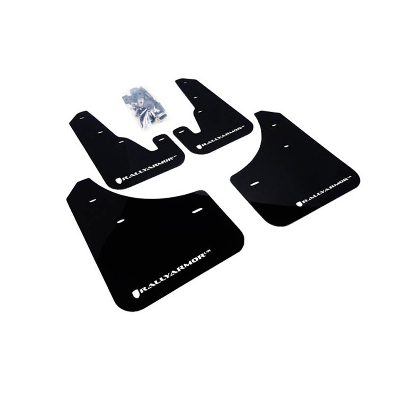RallyArmor | Mud flap White logo -Mazda3 04-09 / Mazdaspeed3 07-09