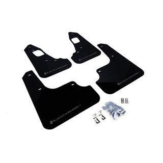 RallyArmor | Mud flap Grey logo - EVO X 2008-2015