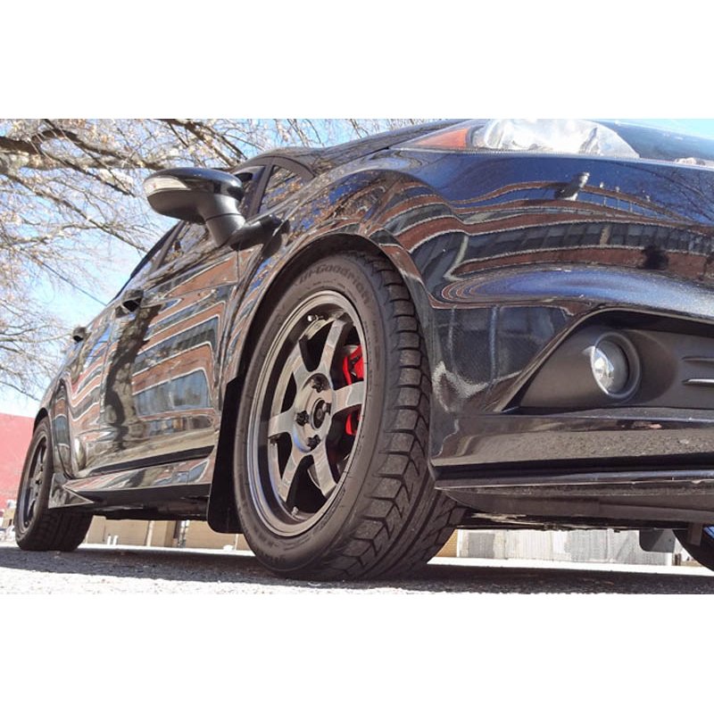 RallyArmor | Mud flap White logo - Fiesta ST 2014-2019
