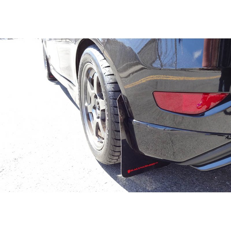 RallyArmor | Mud flap White logo - Fiesta ST 2014-2019