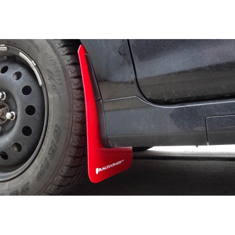 RallyArmor | Mud flap White logo - Fiesta ST 2014-2019