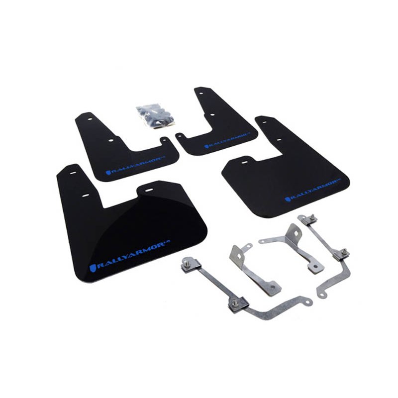 RallyArmor | Mud Flap Blue Logo - WRX Hatch 11-14 / STI Hatch 08-14