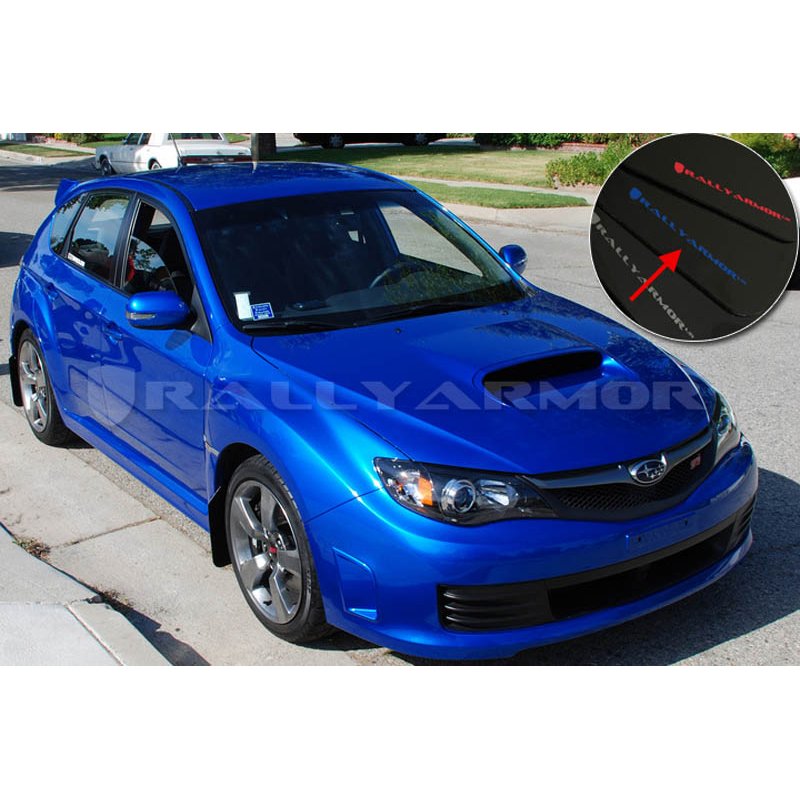 RallyArmor | Mud Flap Blue Logo - WRX Hatch 11-14 / STI Hatch 08-14