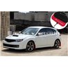 RallyArmor | Red Mud Flap White Logo - WRX Hatch 11-14 / STI Hatch 08-14