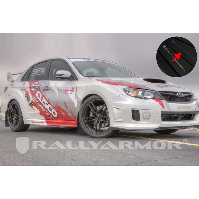RallyArmor | Mud Flap Blue Logo - WRX / STI Sedan 2011-2014