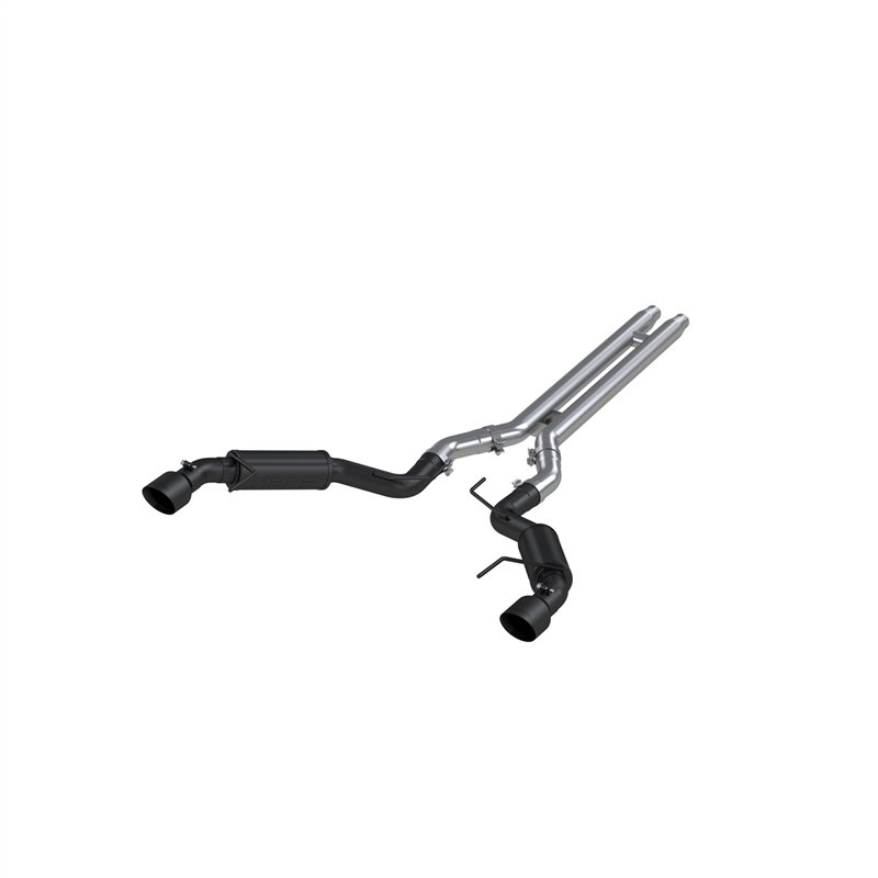 MBRP | Cat Back Dual Split RACE Version BLACK - Mustang 5.0L / 5.2L 2015-2017