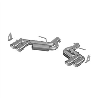 MBRP | Dual Axle Back Quad Tips AL - Camaro SS / ZL1 3.6L / 6.2L 2016-2024