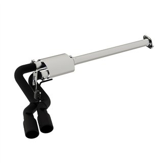 MBRP | Cat Back,Pre-Axle Dual Race 3 inch, BLACK - F-150 2015-2020