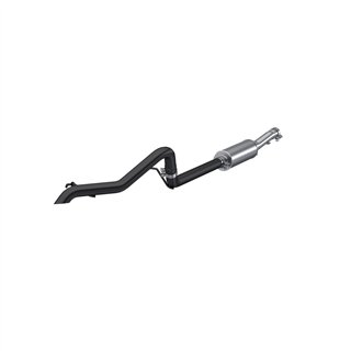 MBRP | Cat Back Single Rear Exit Off Road, BLACK - Wrangler (JK) 3.6L 2012-2018