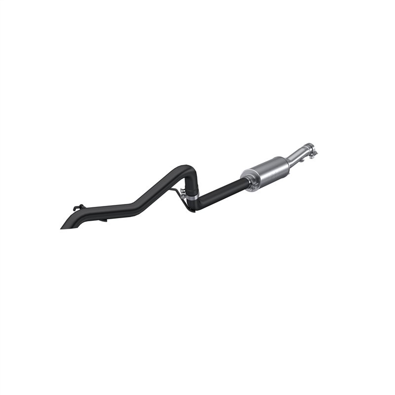MBRP | Cat Back Single Rear Exit Off Road, BLACK - Wrangler (JK) 3.6L 2012-2018