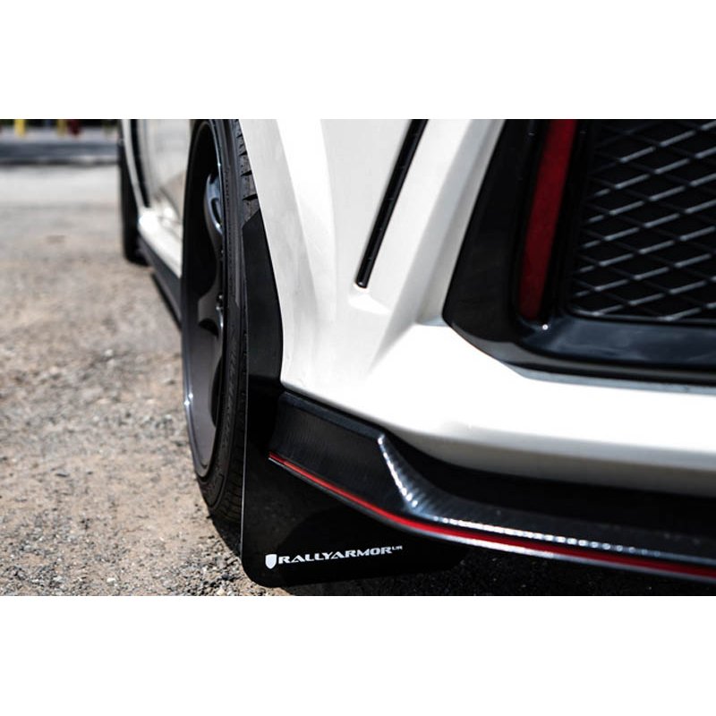 RallyArmor | Mud Flaps Dark Grey Logo - Civic Type R 2017-2021
