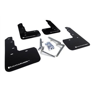 RallyArmor | Mud Flaps White Logo - Civic Type R 2017-2021