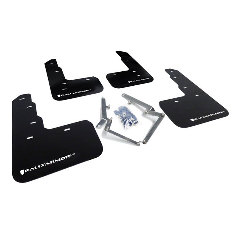 RallyArmor | Mud Flaps White Logo - Civic Type R 2017-2021
