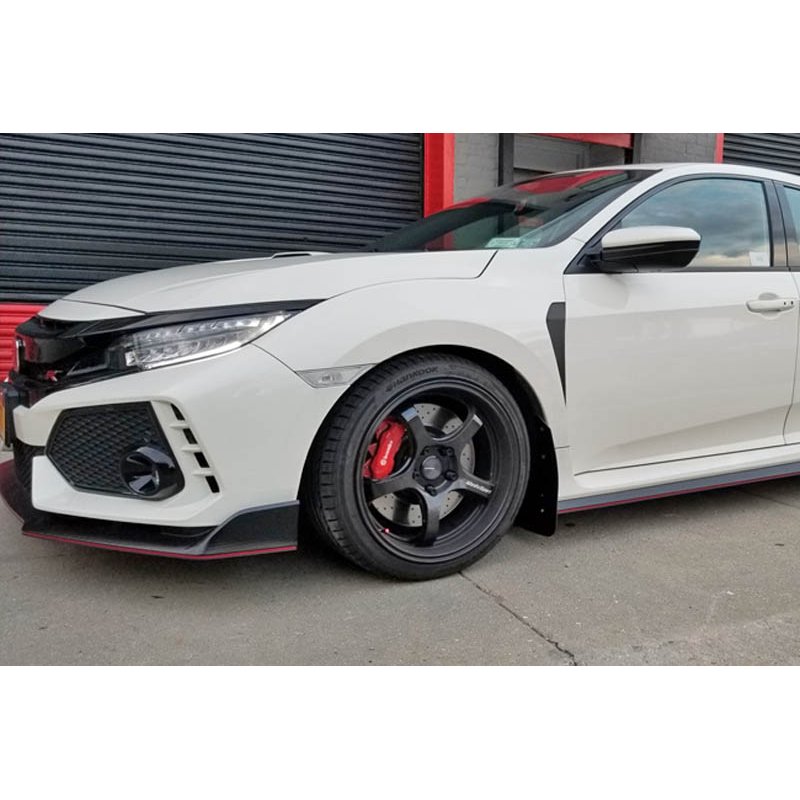 RallyArmor | Mud Flaps White Logo - Civic Type R 2017-2021