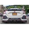 RallyArmor | Red Mud Flaps Black Logo - Civic Type R 2017-2021