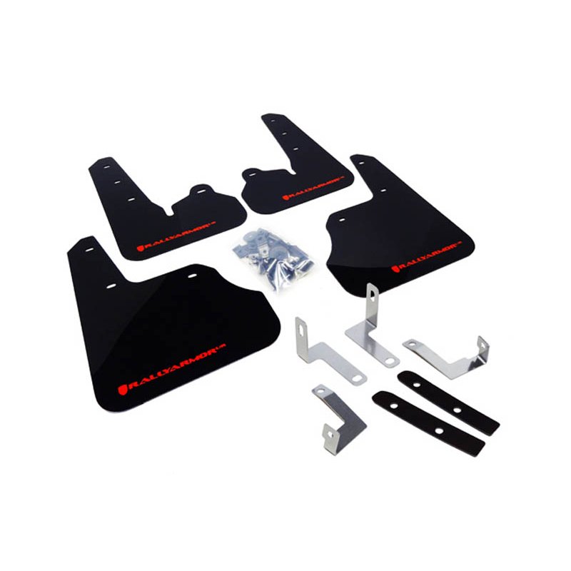 RallyArmor | Mud flap Red logo - Impreza Sedan / Hatch 2012-2016