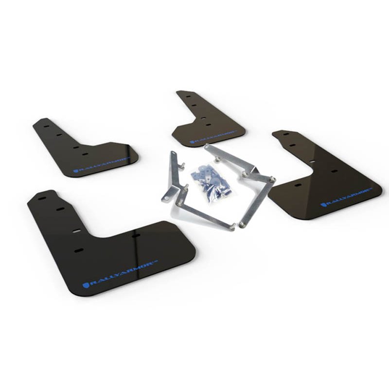 RallyArmor | Mud flap Blue logo - Civic Sport / Sport Touring Hatch 2017-2021
