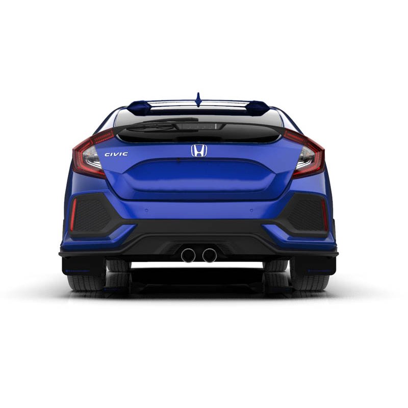 RallyArmor | Mud flap Blue logo - Civic Sport / Sport Touring Hatch 2017-2021