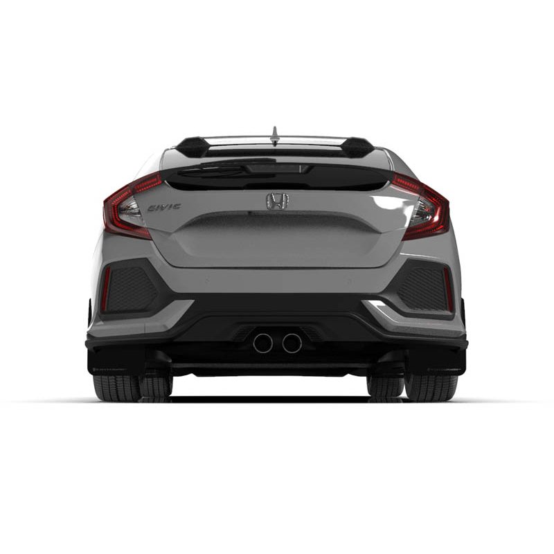 RallyArmor | Mud flap Grey logo - Civic Sport / Sport Touring Hatch 2017-2021