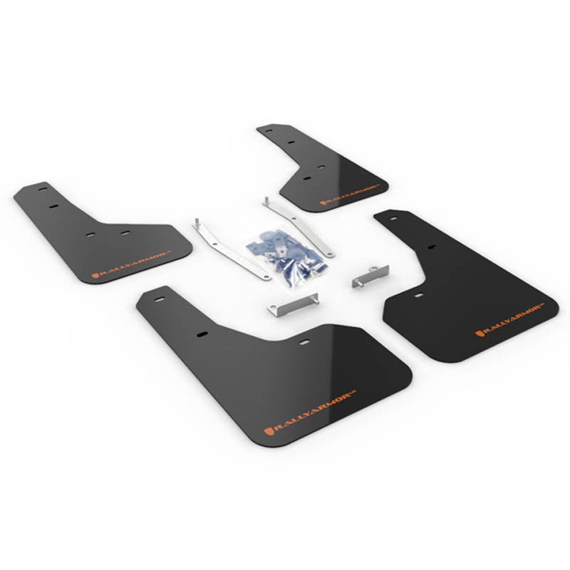 RallyArmor | Mud flap Orange logo - Forester 2019-2021