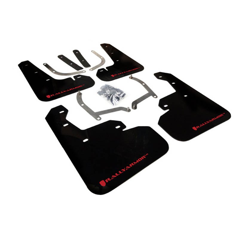 RallyArmor | Mud Flaps Red logo - Impreza 4D/5D 2017-2023