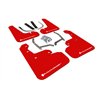 RallyArmor | Red Mud Flaps White logo - Impreza 4D/5D 2017-2023