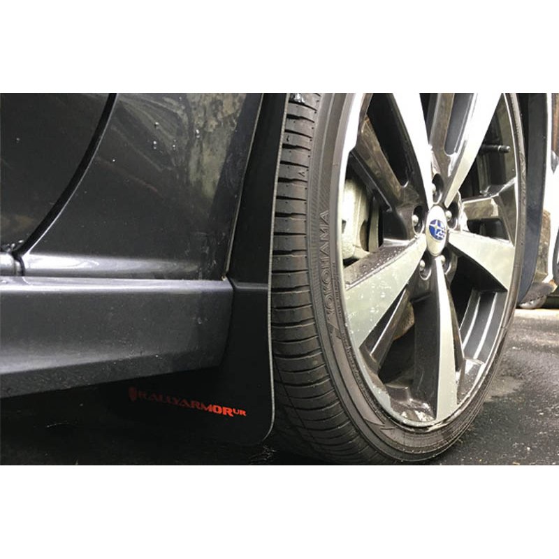 RallyArmor | Red Mud Flaps White logo - Impreza 4D/5D 2017-2023