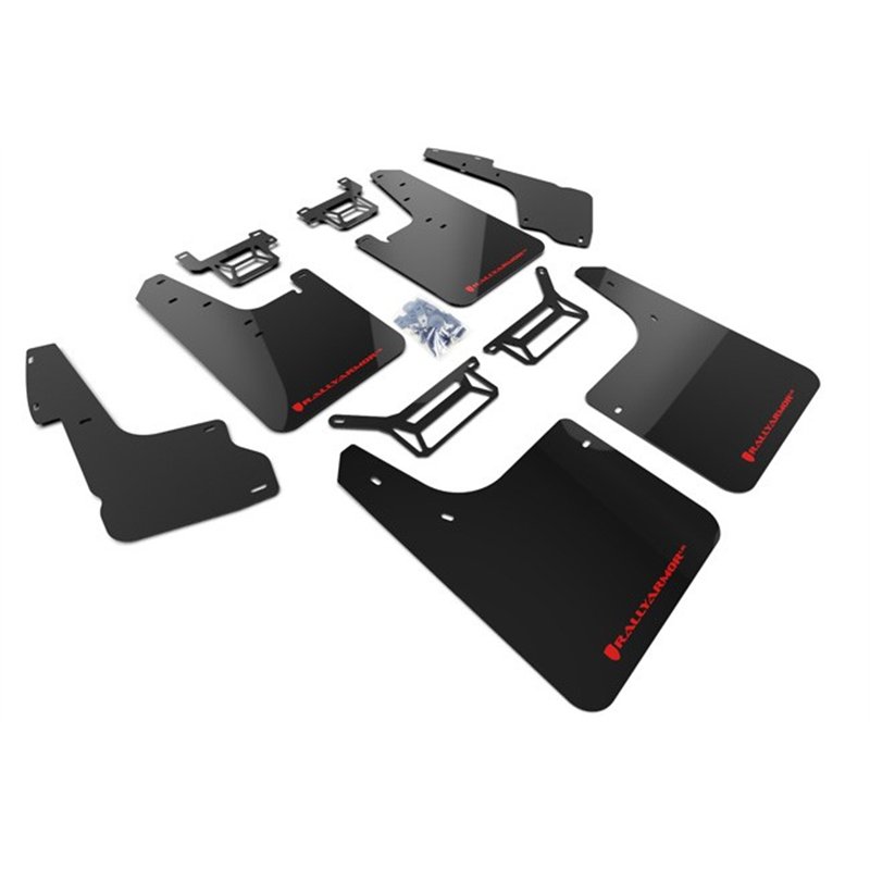 RallyArmor | Mud flap Red Logo - 4Runner 2012-2024 **Not TRD/Nightshade**