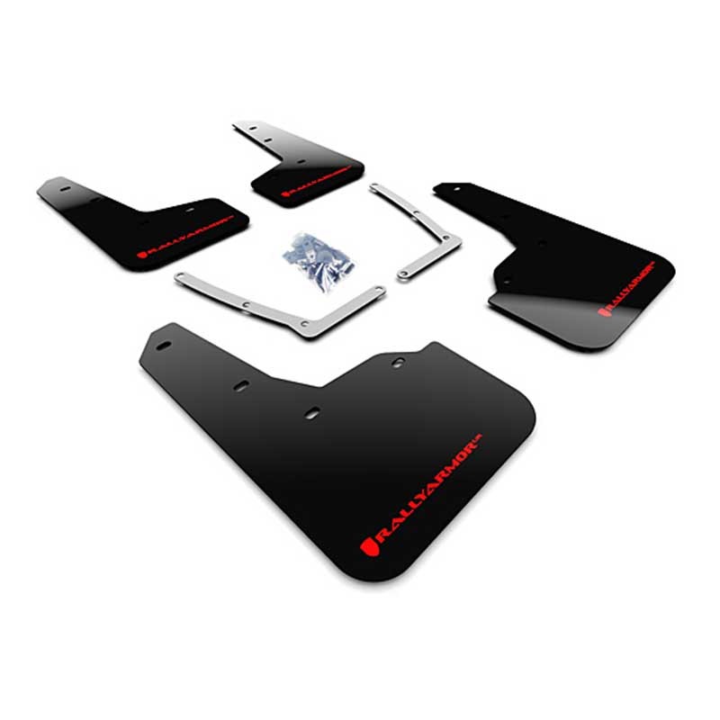 RallyArmor | Mud flap Red Logo - Civic / Touring / SI 2016-2021
