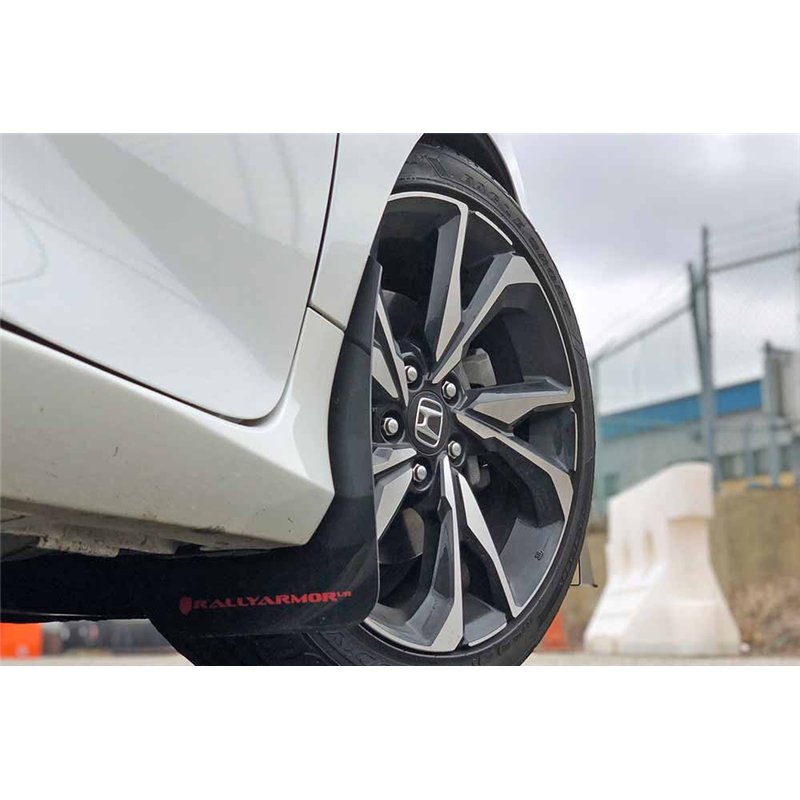 RallyArmor | Mud flap Red Logo - Civic / Touring / SI 2016-2021