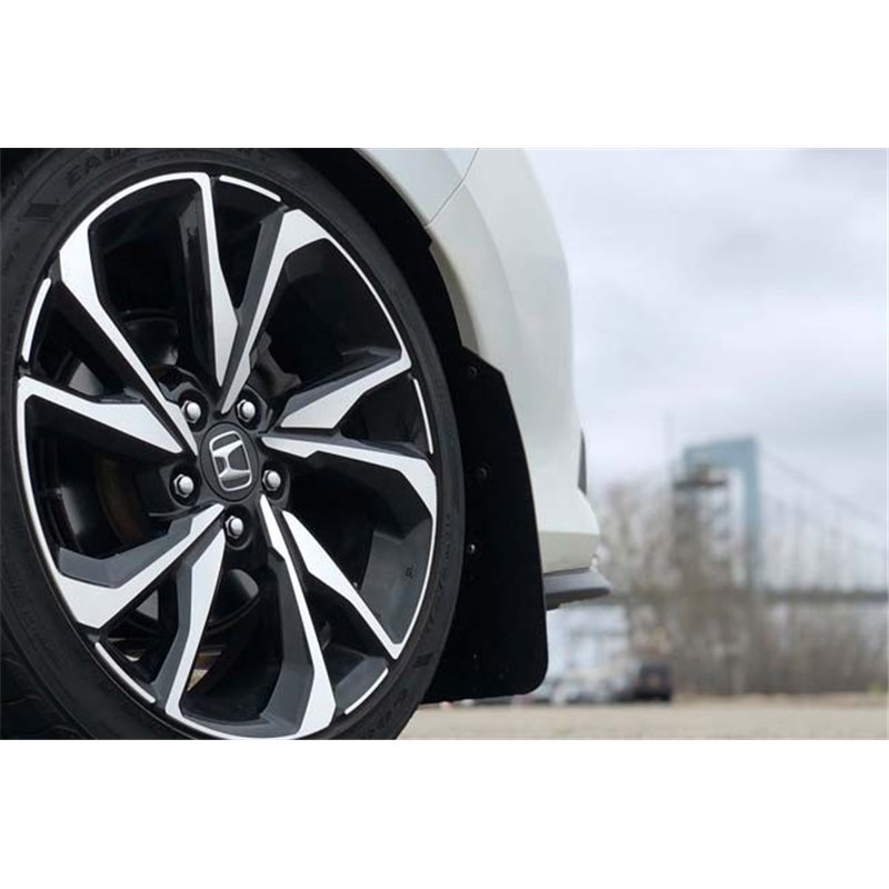 RallyArmor | Mud flap White Logo - Civic / Touring / SI 2016-2021