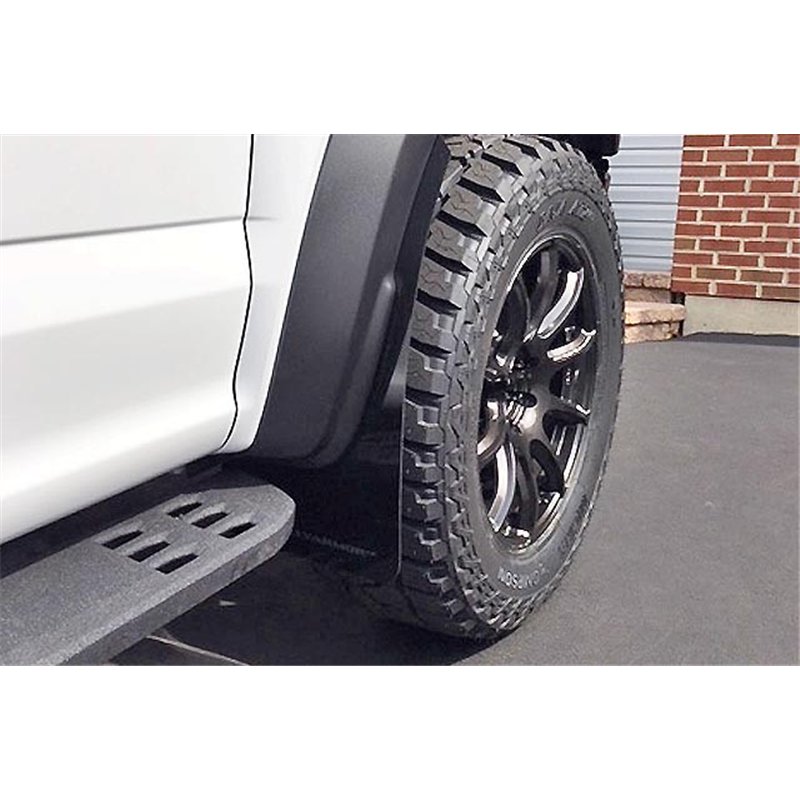 RallyArmor | Mud flap Dark Grey logo - Raptor 2017-2020
