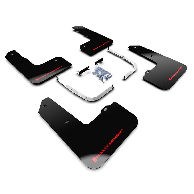 RallyArmor | Mud flap Red Logo - Veloster N 2019-2022
