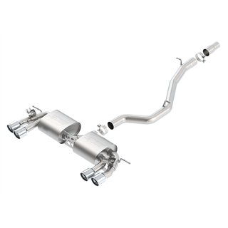 Borla | Cat-Back Exhaust S-Type with Valve - Golf R 2.0T 2015-2017